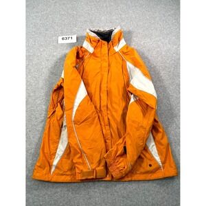 Columbia Vertex Ski Jacket Womens Large Orange Omni Shield Waterproof Breathable